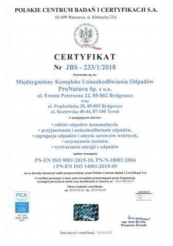 certyfikat pn-en iso 9001_2015-10 pn-n-18001_2004 pn-en iso 14001_2015-09 pl